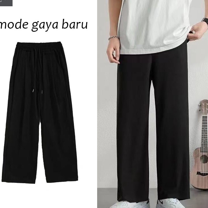 ORIGINAL Celana pria lebar kasual Loose pants Celana panjang pria ala2 korea celana kulot pria jumbo