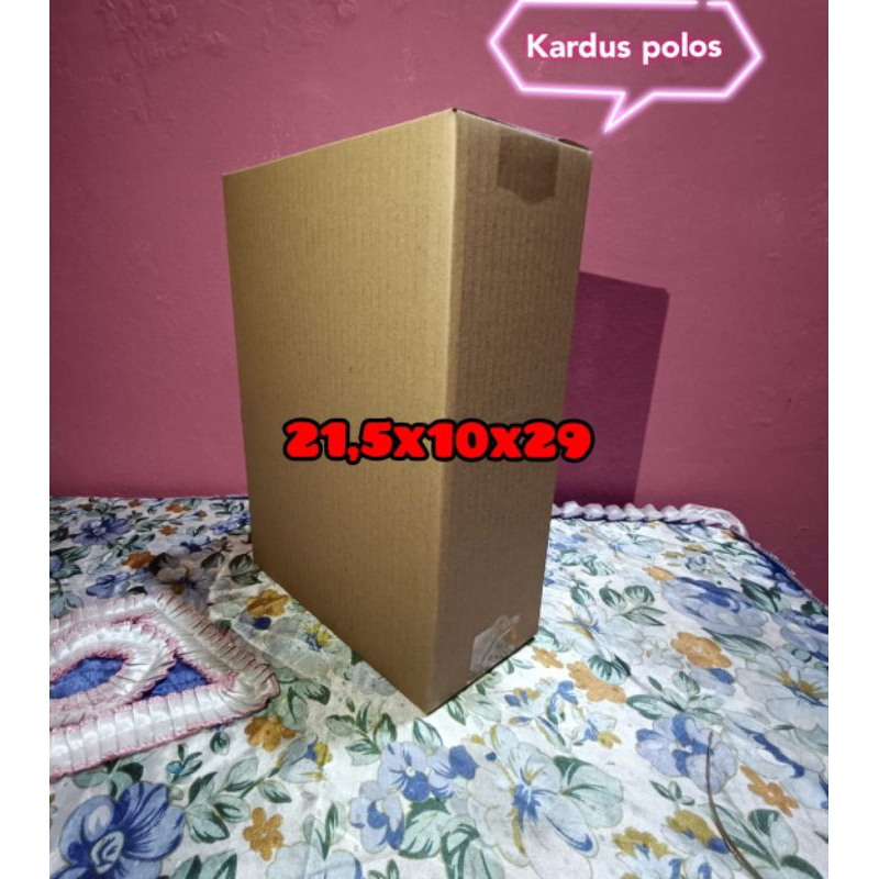 

kardus polos UK 21'5x10x29 kardus packing kardus besar