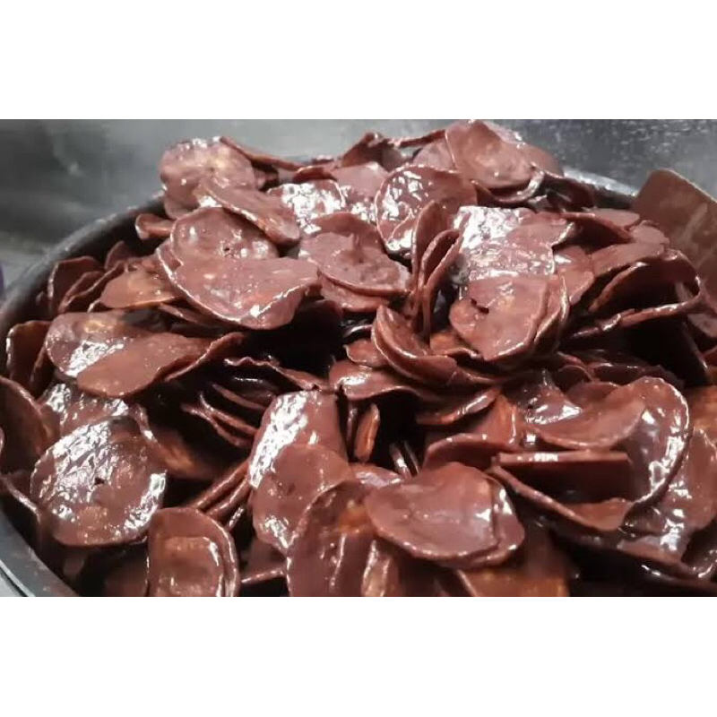 

Keripik pisang cokelat lumer