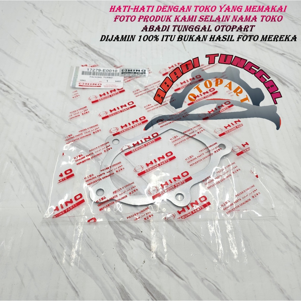 PAKING TURBO CHARGER HINO DUTRO HT130