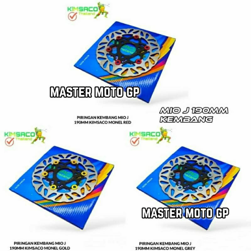 Piringan standar kembang mio J 190mm kimsaco monel cnc lubang 3 mio j soul gt mio m3 fino fi 125 Tha
