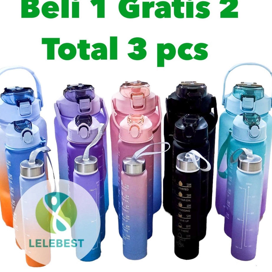 RXTT4146 HOT Botol Beranak 2 Liter  1ml  5ml Botol Minum Viral 1 set
