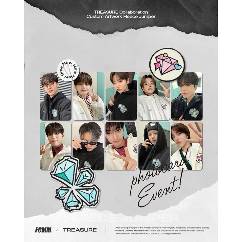 (READY STOCK) FCMM PHOTOCARD TREASURE YOSHI ASAHI JAEHYUK OFFICIAL (WAJIB CO PACK)