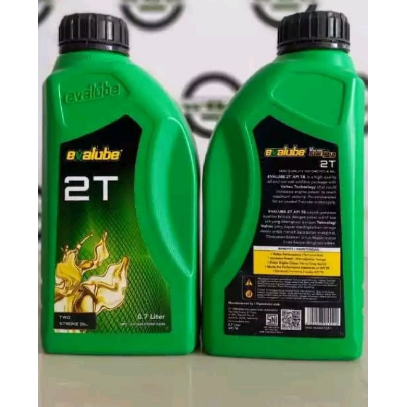 evalube 2T Evalube hijau oli samping Evalube untuk motor 2tak
