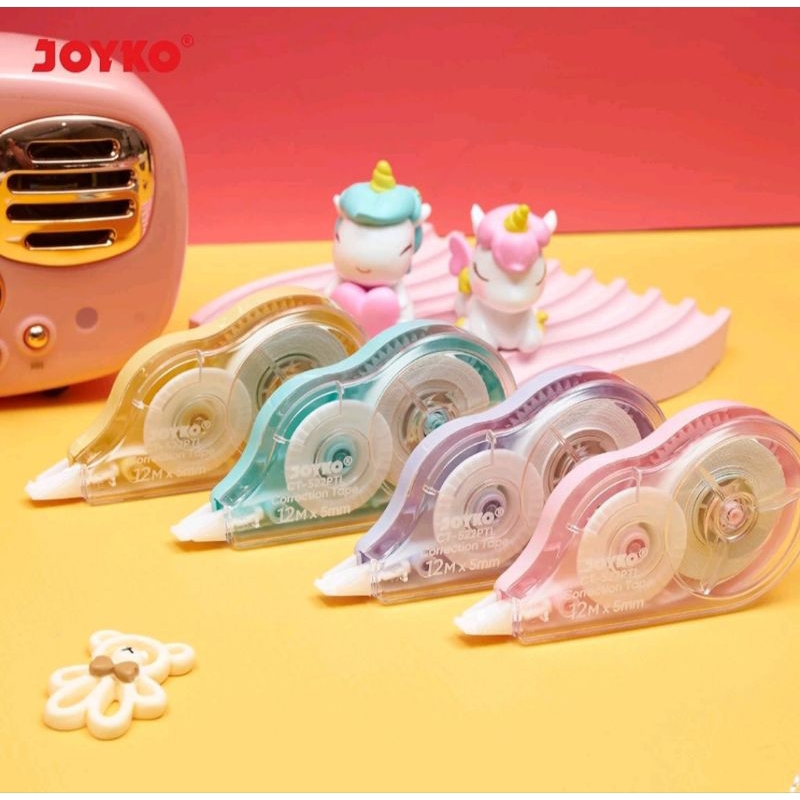 

Pita Koreksi Correction Tape Joyko CT-522PTL Pastel Color