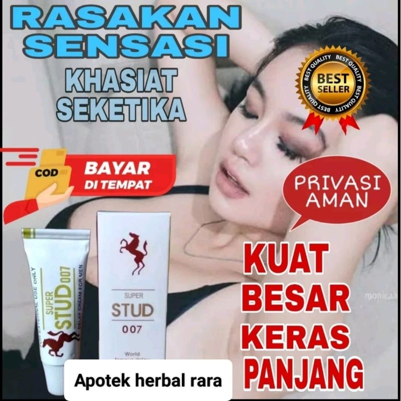 Stud 007 cream tahan lama original Obat kuat pria tahan lama Obat pembesar penis asli stud 007 cream