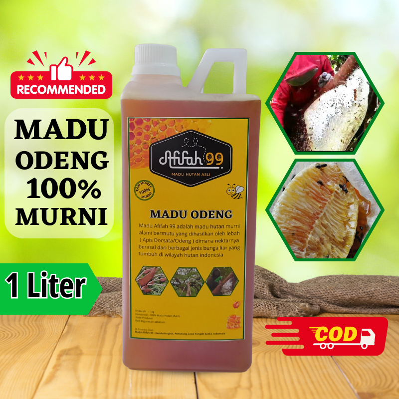 

Madu Asli - Madu Odeng 1Liter (1000 ml) Madu Afifah 99 - Madu Hutan Murni - Madu Murni