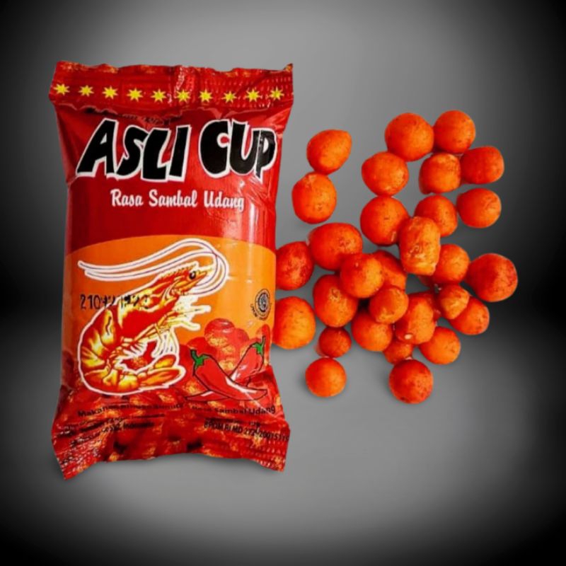 

Kerupuk Snack Asli Cup Pilus Nikmat dan Gurih isi 20 Pcs