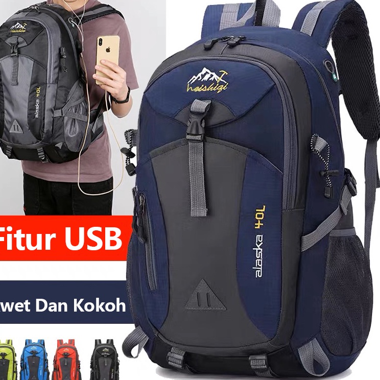 Spesial Price  Bopai 4L Tas Ransel Pria Backpack Cowok Sekolah Tas Sekolah Anak Laki Laki Tas Gendon