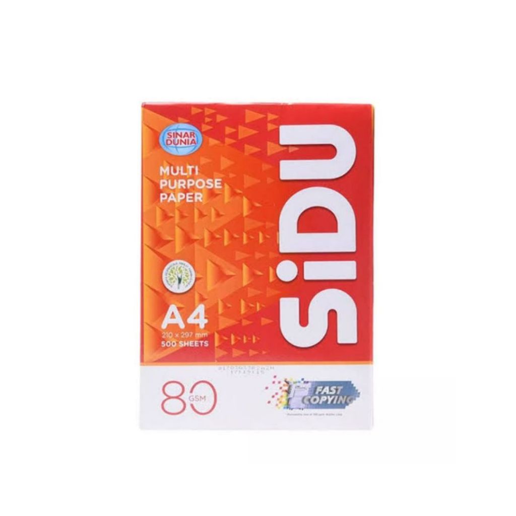 

Kertas HVS Sidu 80 Gsm Ukuran A4