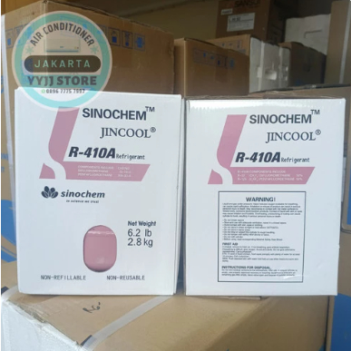 Refrigerant AC Merk JINCOOL R410a (2,8kg / 6,2 lbs) R410