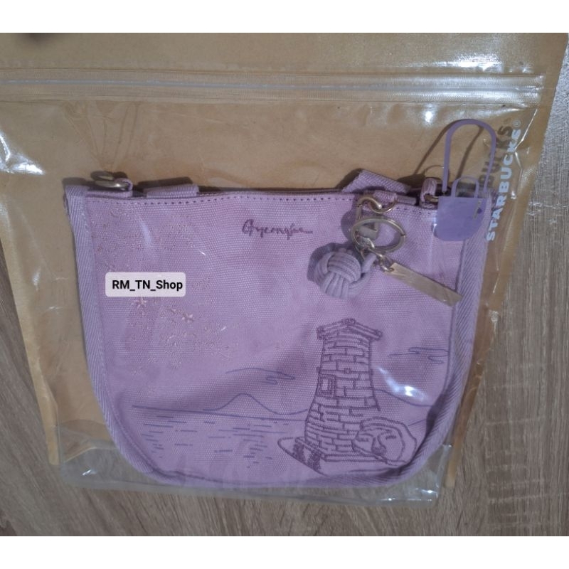 Tas Mini Gyeonjung Tour Starbucks Estetik Slingbag Kotak Mini Tas Jinjing Tas Bahu Wanita