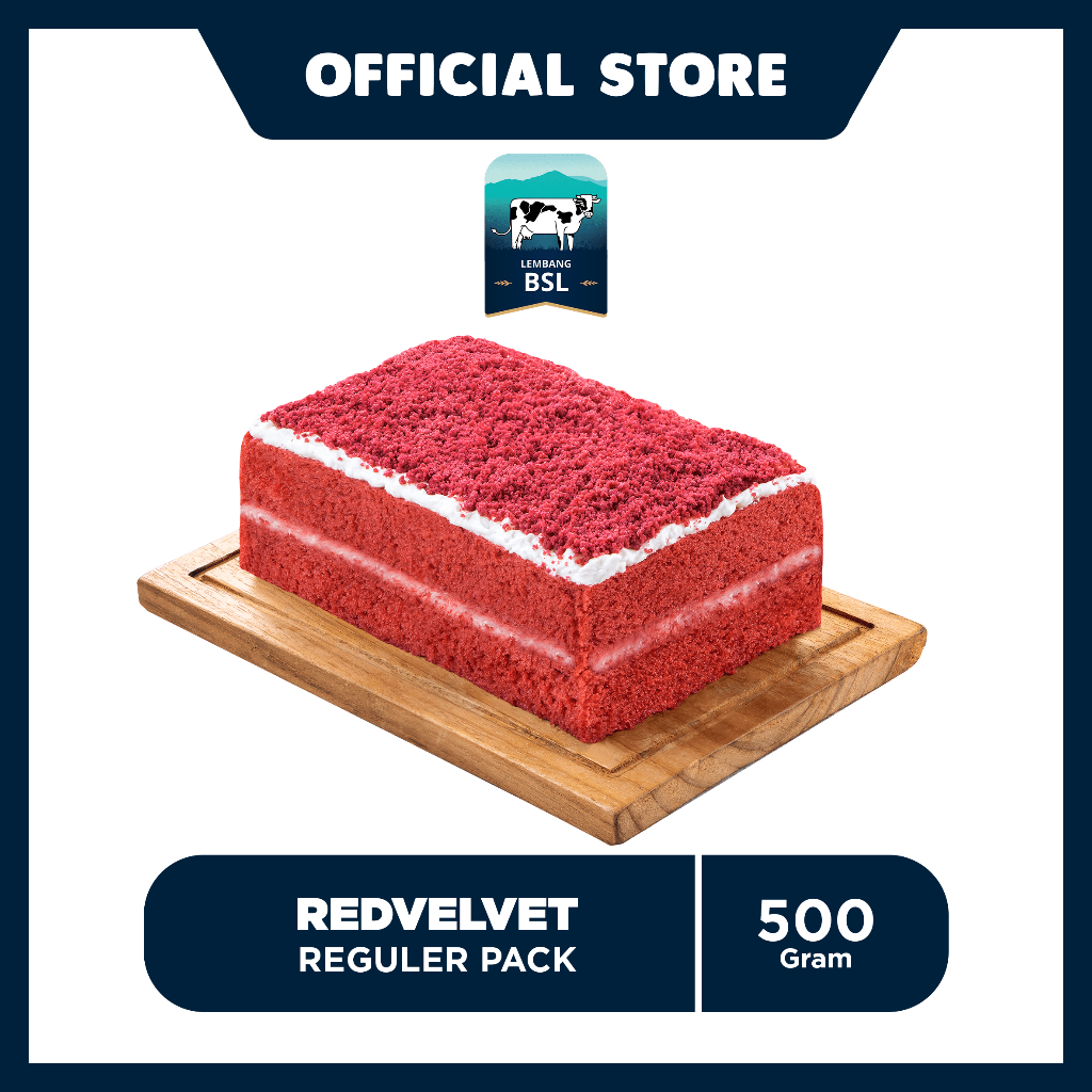 Bolu Susu Lembang Red Velvet - Reguler Pack (550gr)