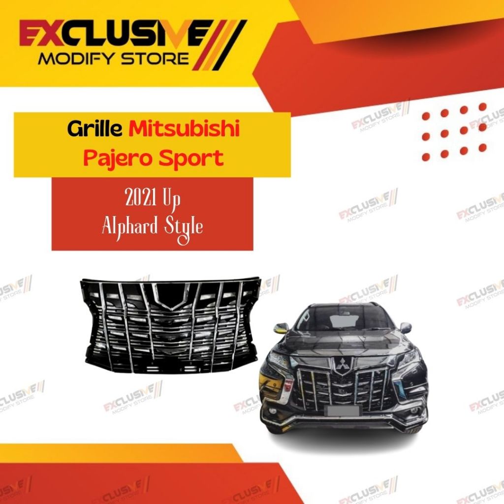 GRILLE PAJERO SPORT ALPHARD 2021 UP FACELIFT