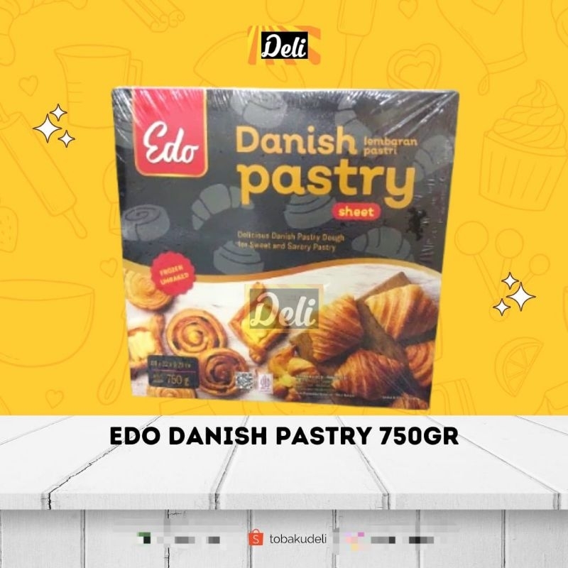 

Edo Danish Pastry Lembaran Pastri 750gr Kulit Pastri Frozen