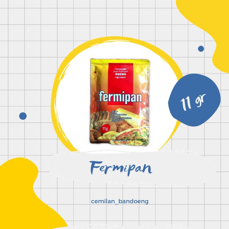 

RAGI INSTAN FERMIPAN SACHET 11 GR