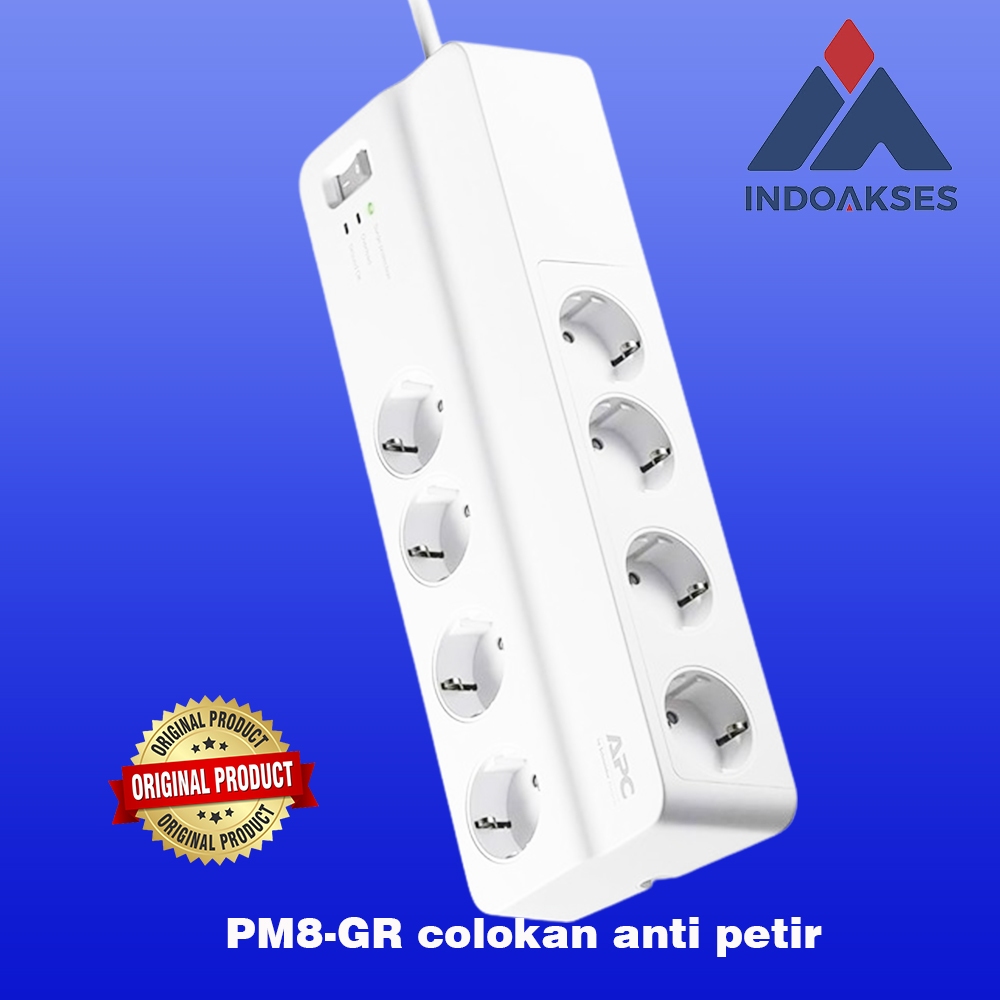 APC Surge Protector APC PM8-GR PM8GR 8 Oultet Anti Petir