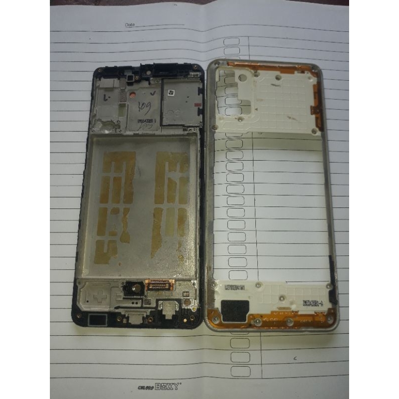 LCD Samsung A31 Copotan Original Amoled + Frame