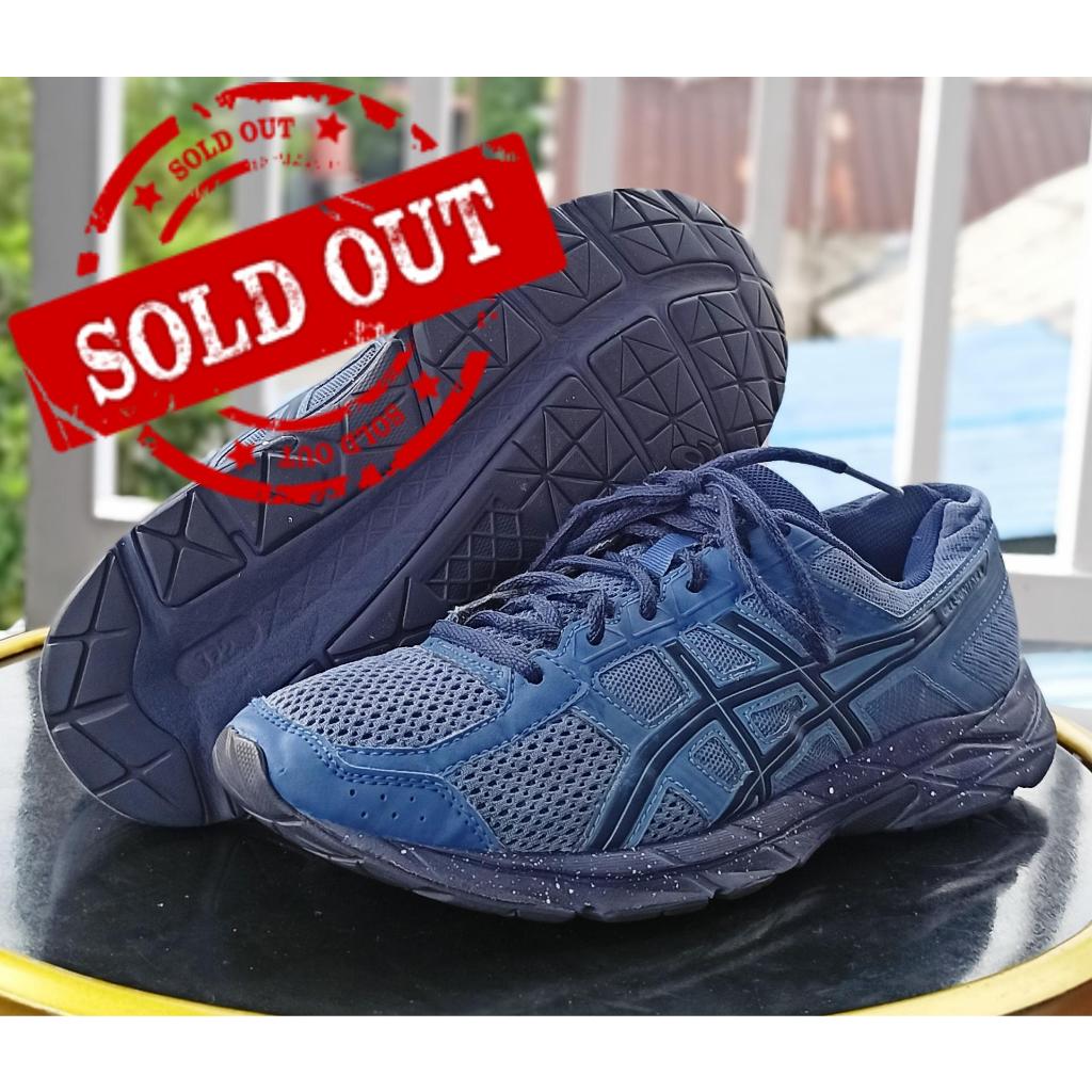 Sepatu Running ASICS Gel Contend 4 Retro Low Tops Blue  Size 43.5
