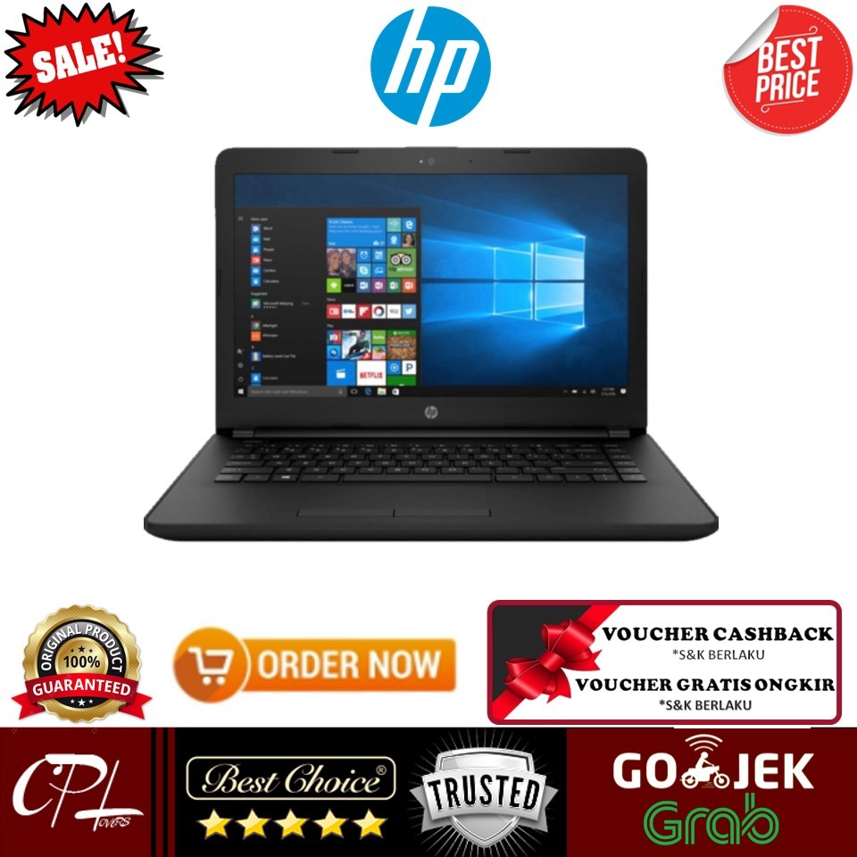 HP Notebook 14 BS743TU - Intel Core i3 6006U - 4GB RAM - 1TB HDD - 14 Inch HD - WIN10
