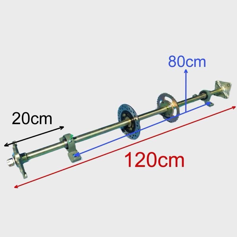 As Roda Belakang 1.2 Meter Drift Trike - Mini Jeep - Gokart. BACA DESCRIPSI SEBELUM ORDER