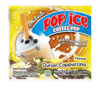

Pop ice durian capuccino