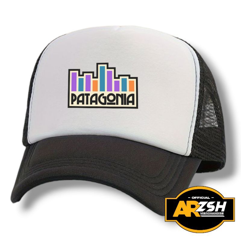 Topi Patagonia Trucker Jaring | Topi Outdoor | Topi Jaring Pria | Topi Custom