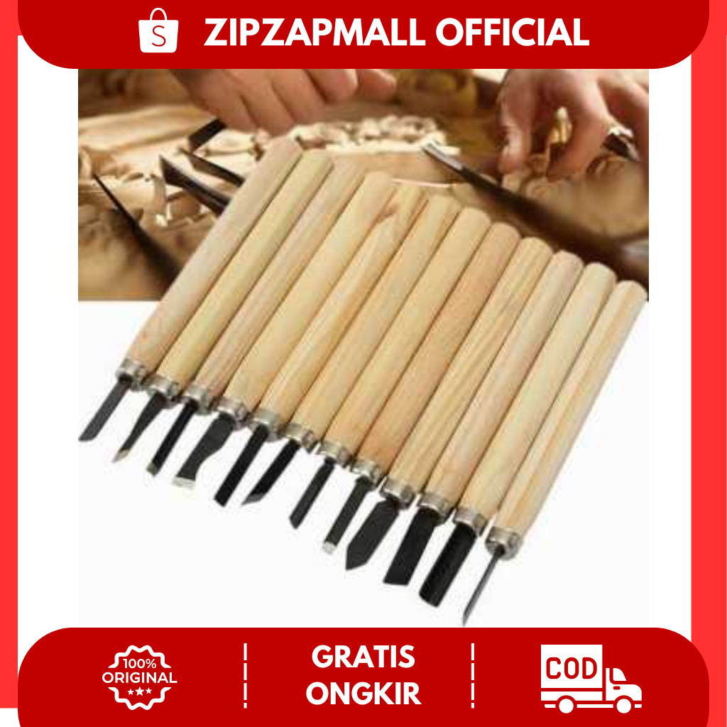 

Set Pisau Ukir Pahat Kayu 12 in 1 Wood Carving Knife / Alat Ukir Ukiran Pahat Pemahat Pengukir Kayu Seni Kecil Lebar Keras Lengkung / Pisau Ukir Seni Pahat Kayu Patung Ukiran