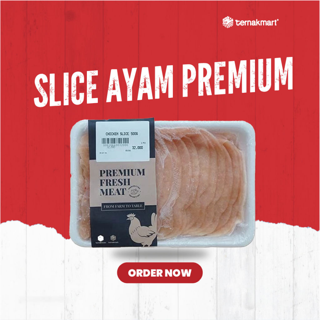 

Ternakmart Daging Ayam Slice 500gr Masakan Harian