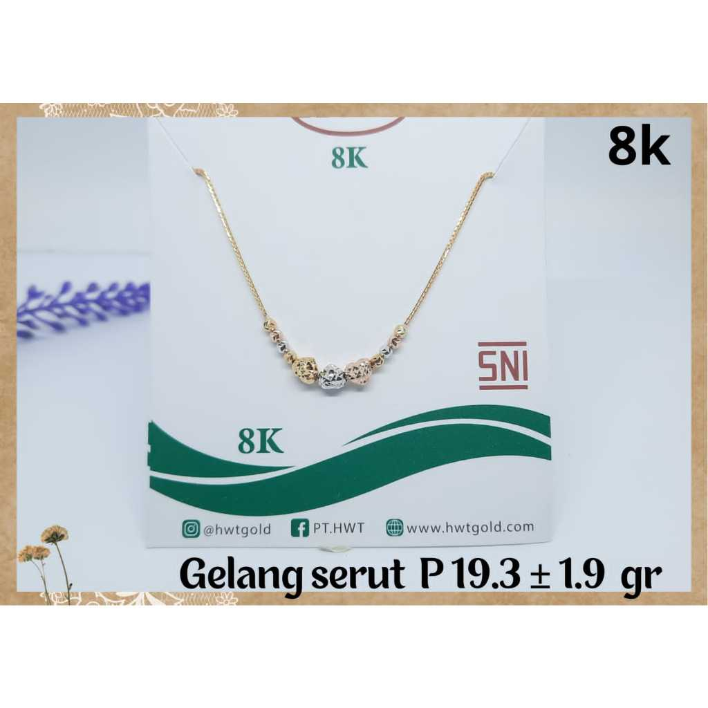 LMV Gelang Serut Emas Kadar 375 8k Asli