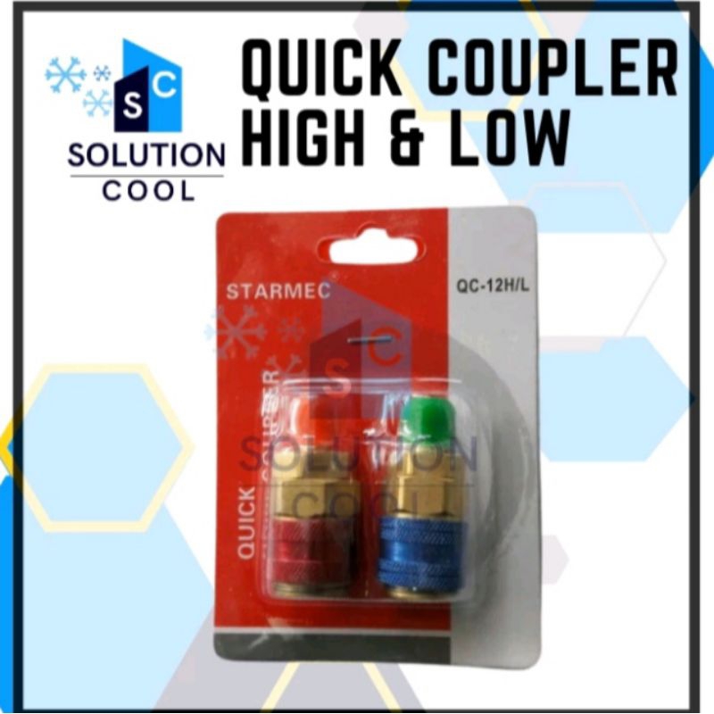 Quik coupler AC mobil adapter nepel pengisian AC mobil