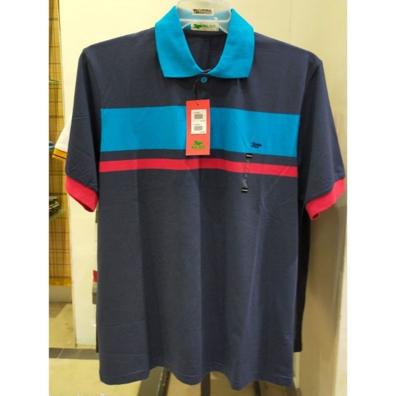 Kaos pendek berkerah pria Walrus original mens polo shirt T12309N.L kaos santai katun