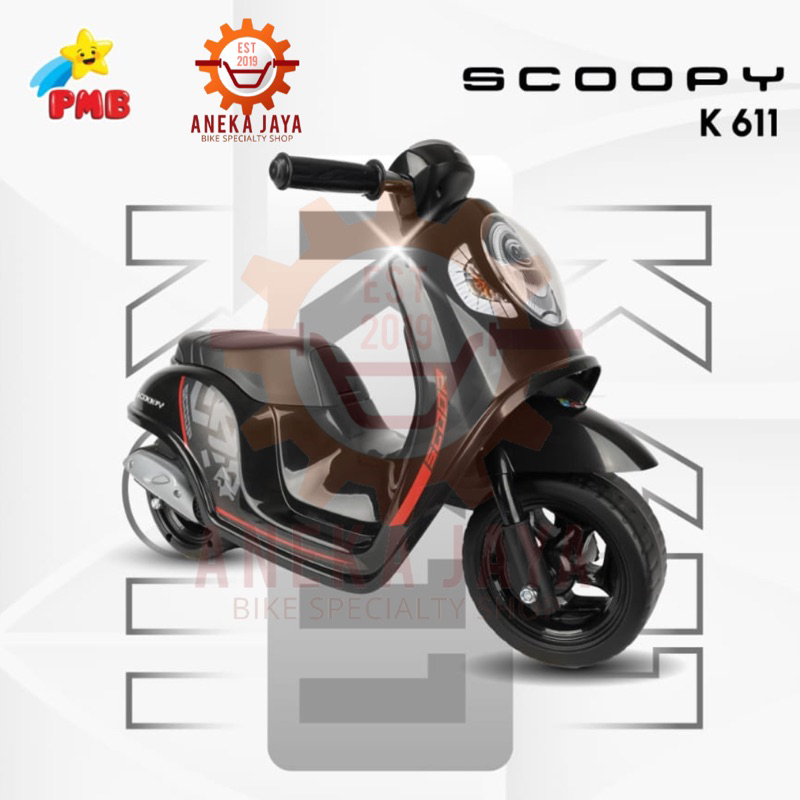 Motoran Dorong Anak PMB K611 Push Bike Scoopy