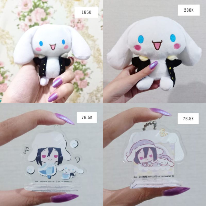 [BACA DESKRIPSI] bungo stray dogs bsd sanrio fyodor dostoevsky cinnamoroll boneka empuk plush acryli