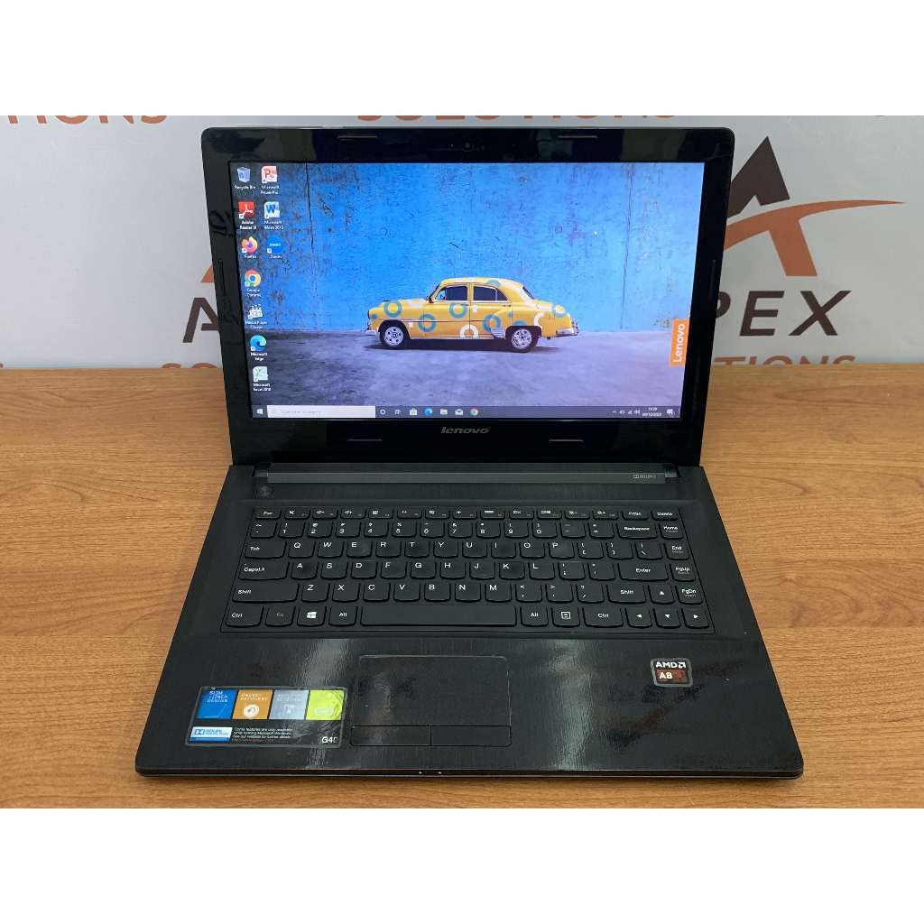 Laptop Lenovo G40 AMD A8 Ram 8GB Ssd 128gb Hdd 500GB Layar 14inch