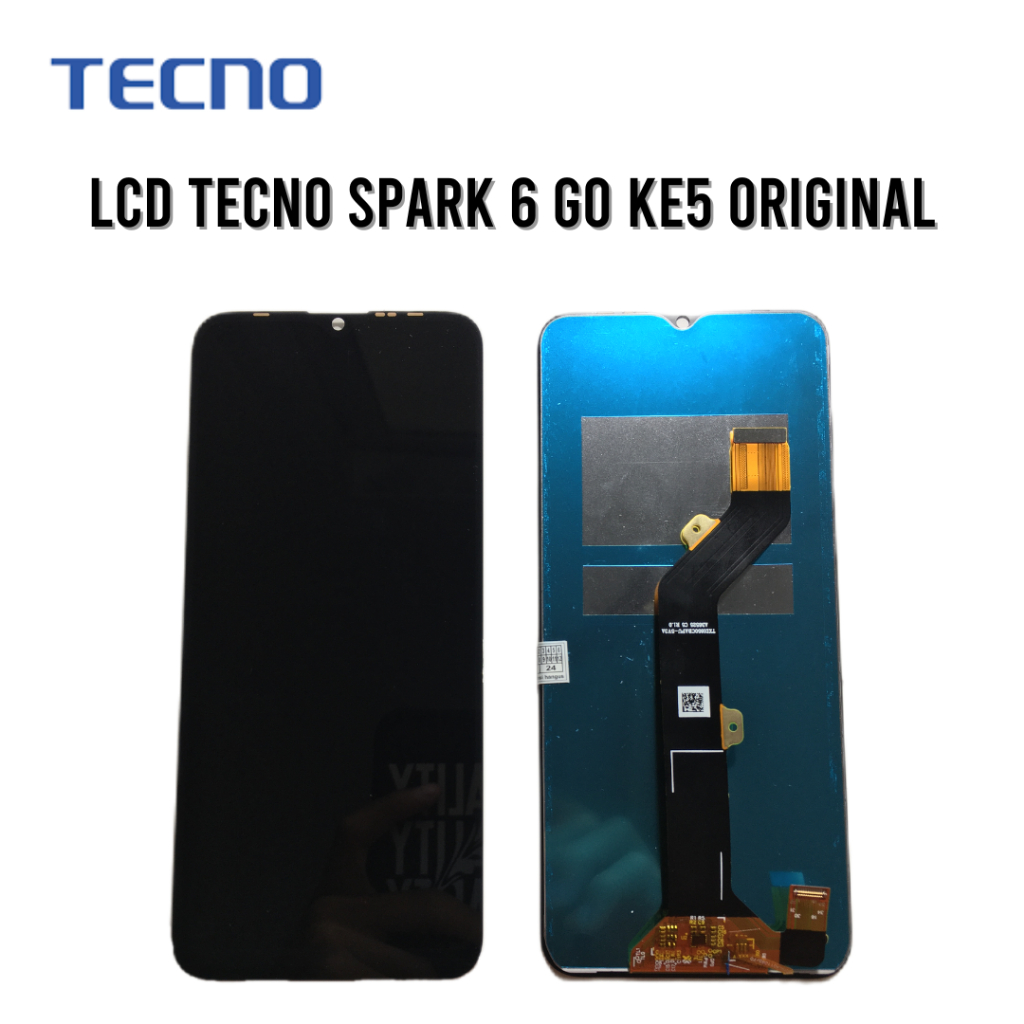 LCD TOUCHSCREEN TECNO SPARK 6 GO KE5 ORIGINAL