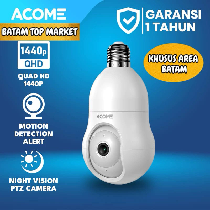 CCTV WIFI CAMERA ACOME APC8S NIGHTVISION PTZ 1440P [ BATAM ]