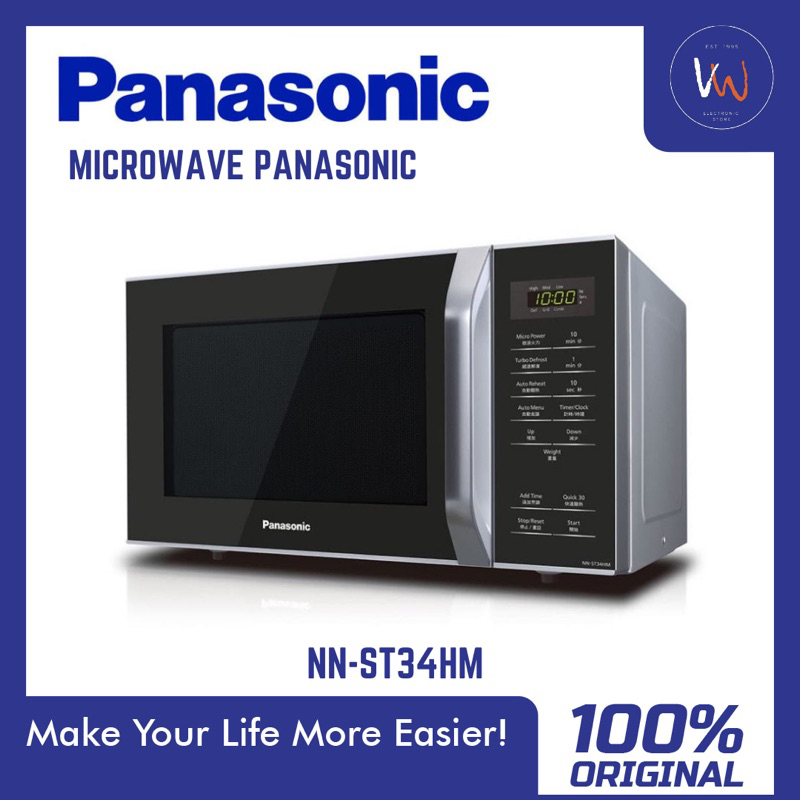 Microwave Panasonic NN-ST34HM / Microwave 25 Liter / Mesin Penghangat Makanan
