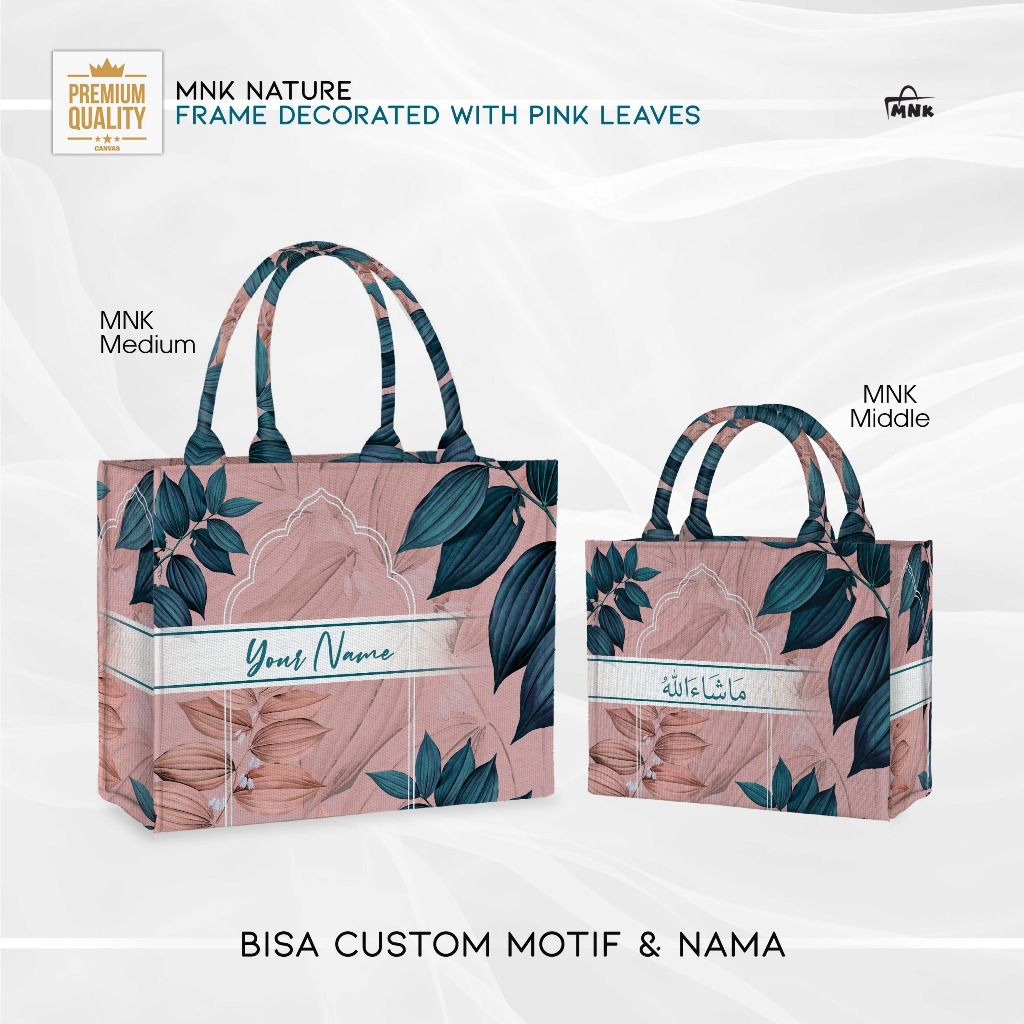 Mnk Bag l TOTEBAG MIDDLE NAMA | TAS NAMA | TAS KANVAS NAMA | TAS TOTEBAG NAMA| TOTEBAG CUSTOM NAMA |