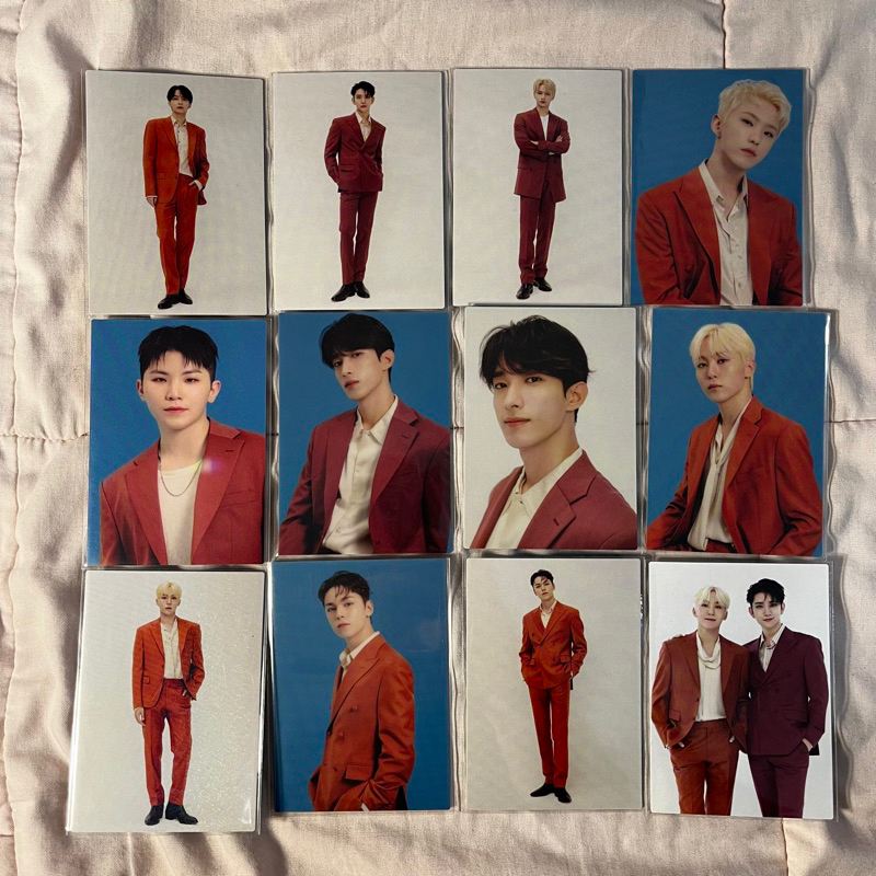 tc be the sun japan seventeen / jeonghan joshua jun hoshi woozi dk seungkwan vernon / photocard pc s