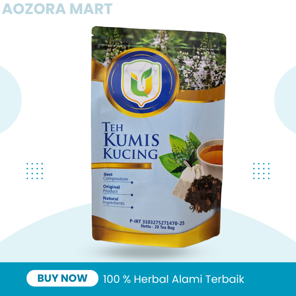 

Teh Herbal Kumis Kucing Premium Tradisional Organik