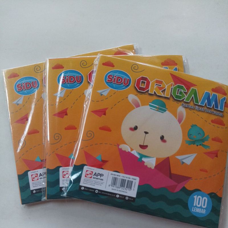 

kertas lipat origami ukuran 16x16 100lembar