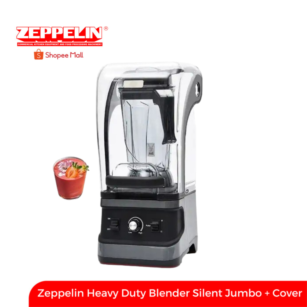 Zeppelin Heavy Duty Blender Silent Jumbo + Cover