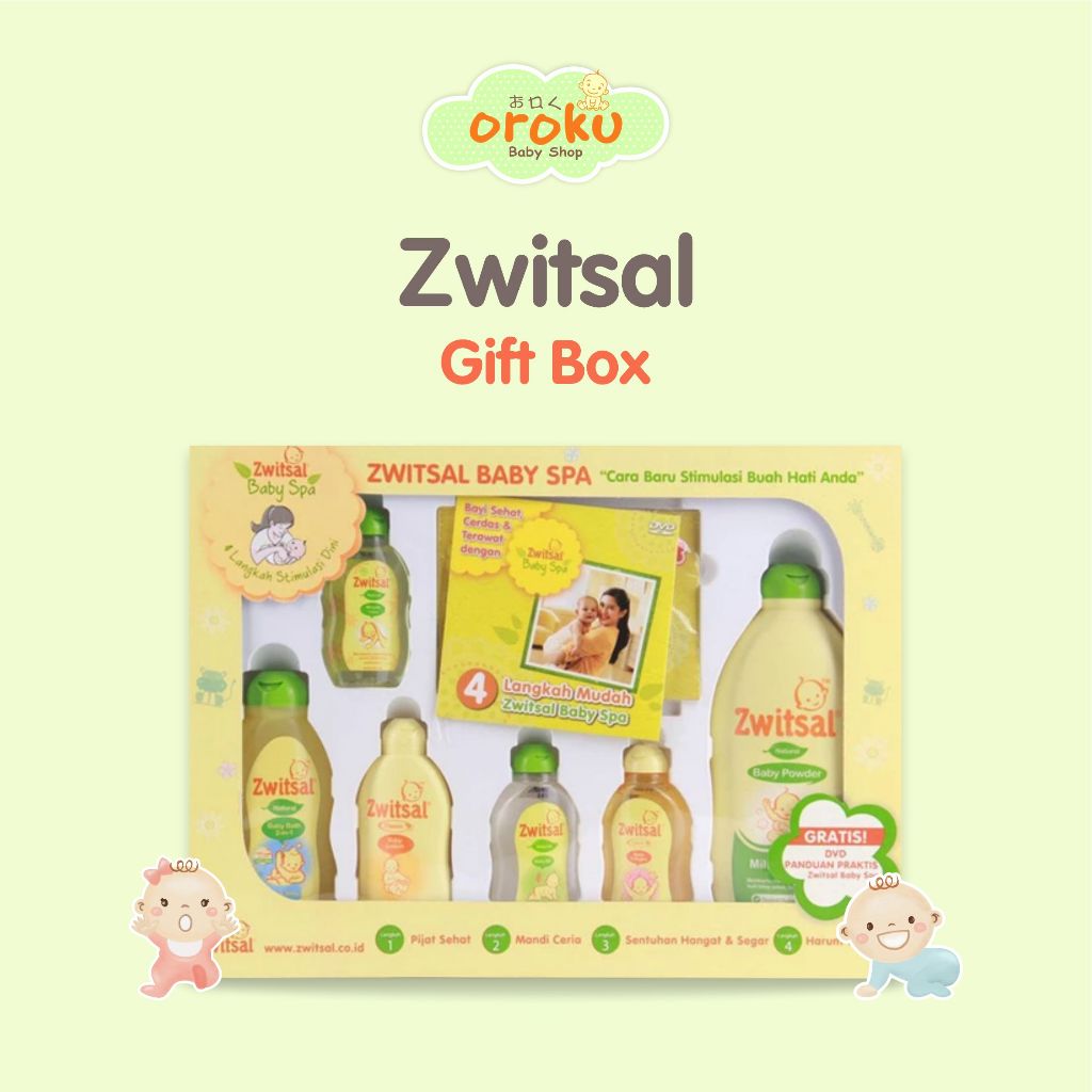 ZWITSAL GIFT BOX / ZWITSAL / PERLENGKAPAN MANDI / SABUN BAYI / SHAMPOO BAYI