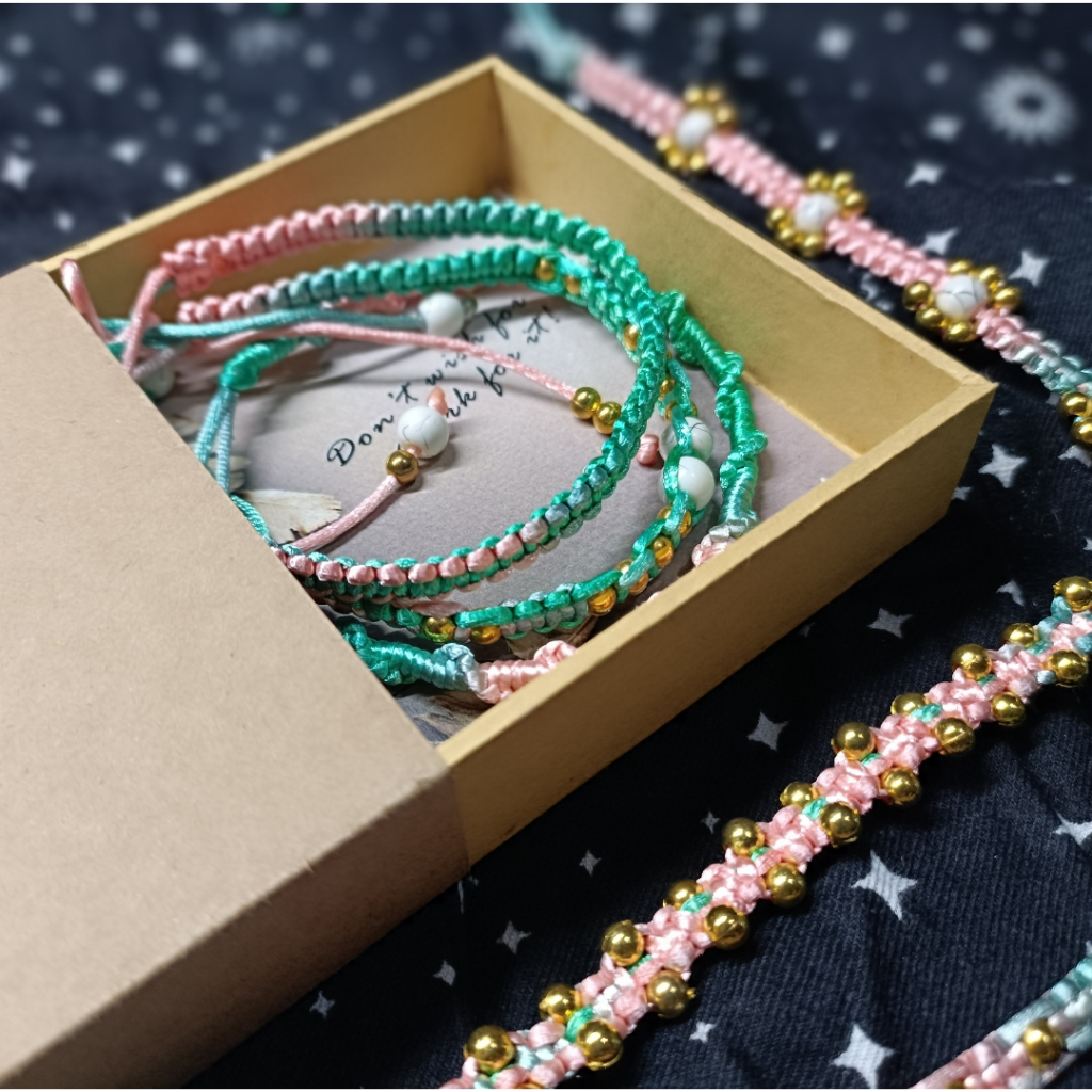 [TERMURAH] Gelang Persahabatan Cantik dan Elegan 3 Orang Friendship Bracelet