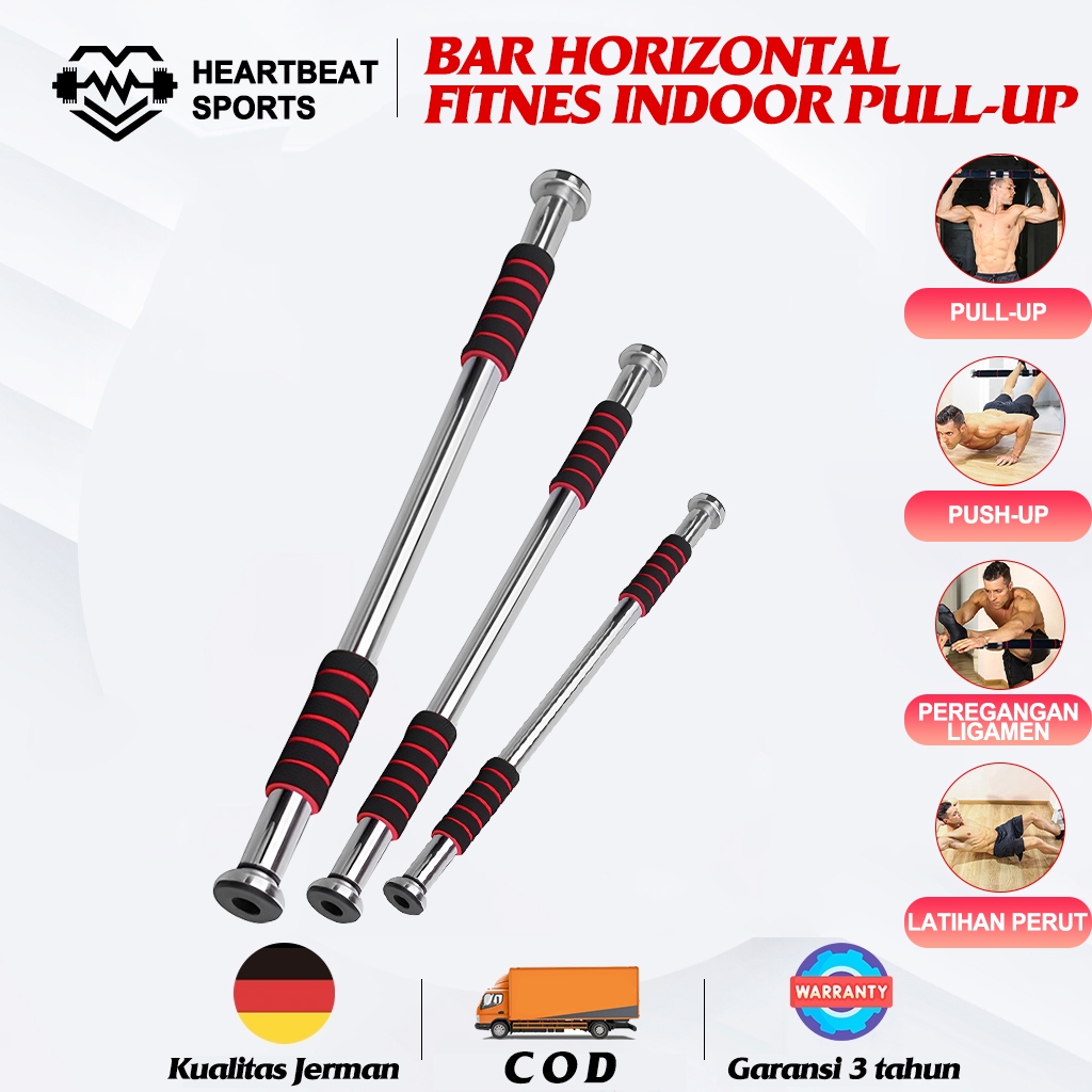 Heartbeat - 82-130CM Door Chining Bar/Door Chin Up - Pull Up /Pull Up Chin Up/Pull UP bar