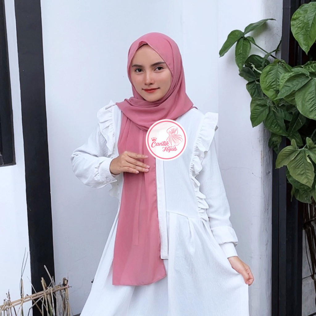 Hijab Pashmina Inner Oval Ceruty /Pashmina Instan Inner Oval Ceruty