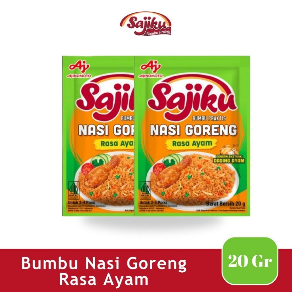 

Sajiku Bumbu Praktis Nasi Goreng Ayam 20Gr