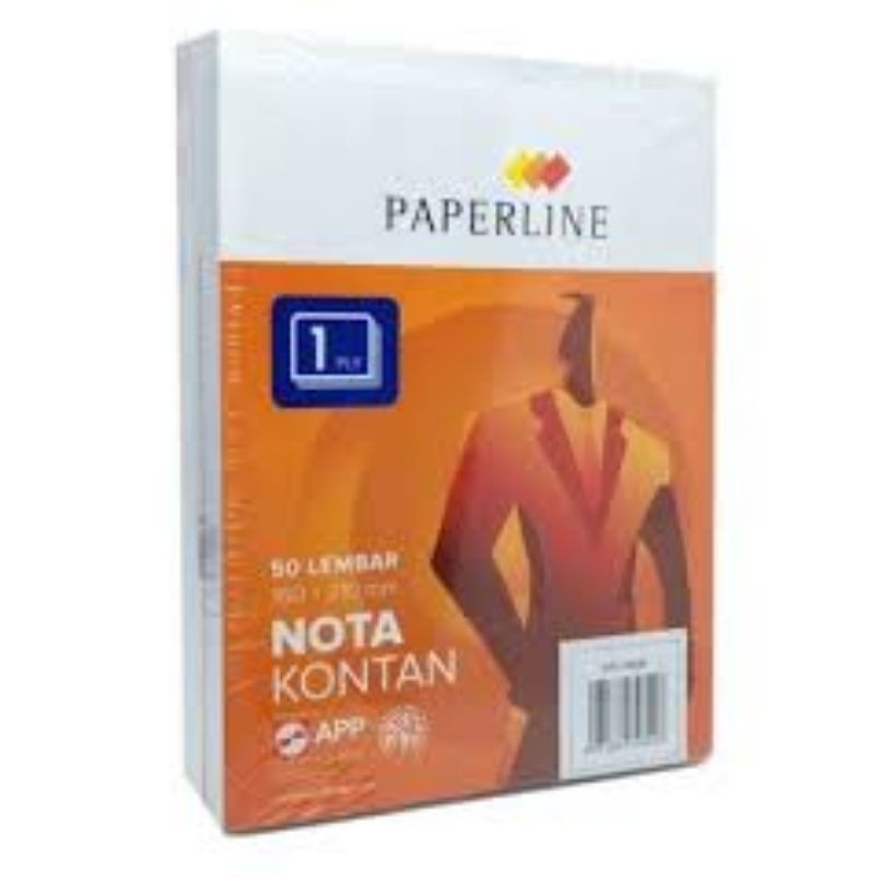 

BUKU NOTA KONTAN 1PLY / 1 PLY KECIL PAPERLINE (10BUKU)