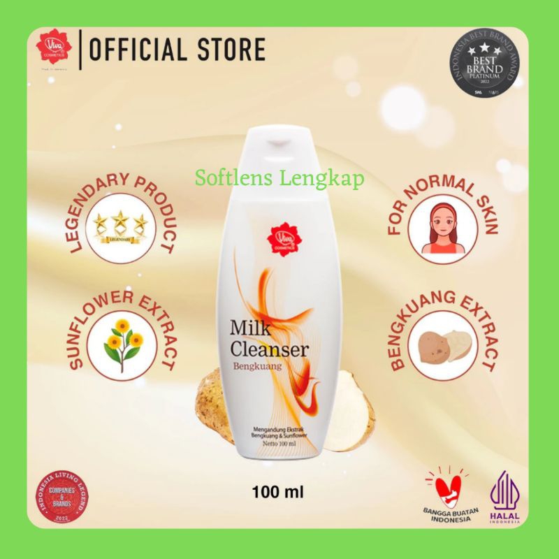 Viva Milk Cleanser Bengkuang 100ml / Milk Cleanser Viva